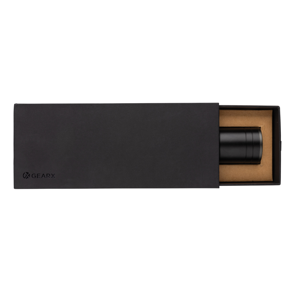 Heavy-Duty USB-Taschenlampe aus RCS recyceltem Aluminium