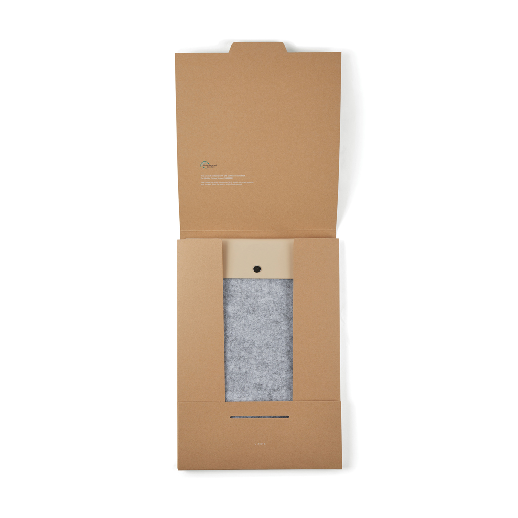 VINGA Albon 15" Laptop-Seeve aus GRS recyceltem Filz