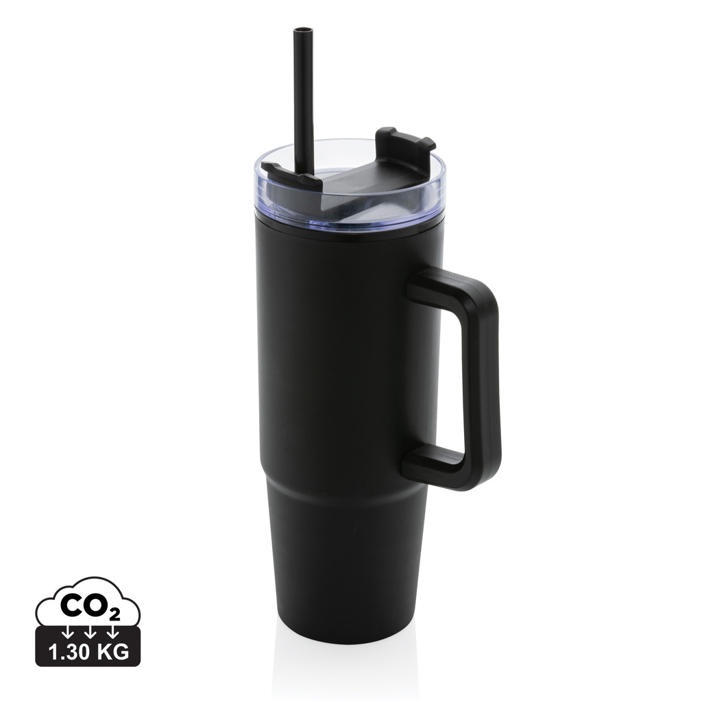 Tana Becher aus RCS recyceltem Kunststoff mit Griff 750ml