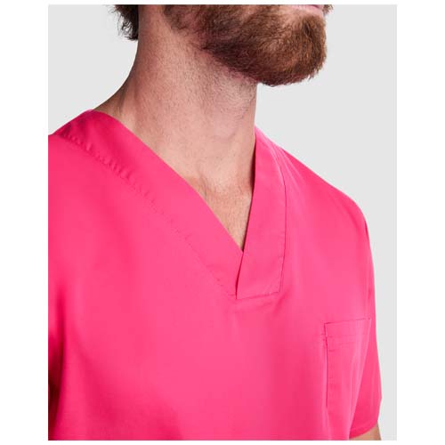 Panacea Kurzärmeliges Arbeitshemd, 160 g/m2, unisex  - donau-blau / XS