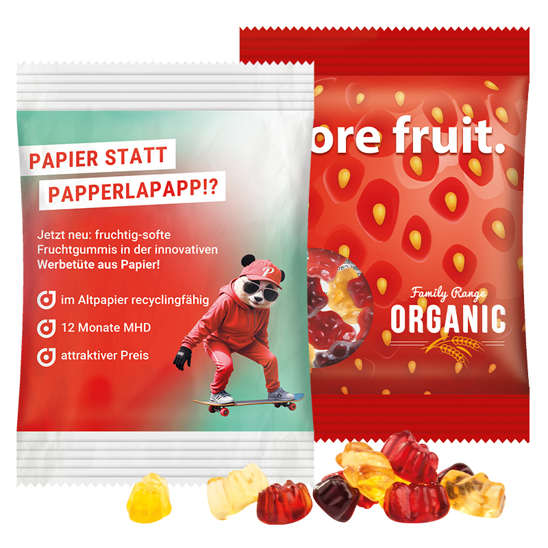 Minitüte 15 g Trolli 30 % Fruchtsaft Bärchen
