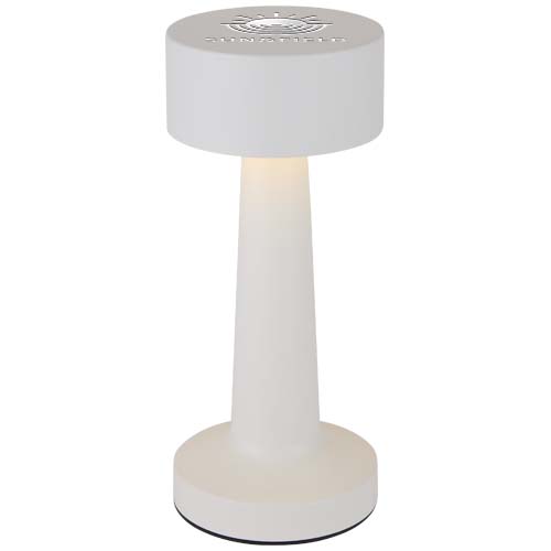 Aludra Wiederaufladbare dimmbare Tischlampe mit 3 Lichtmodi - weiss