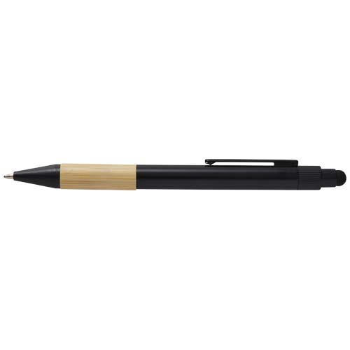Minka Set mit Kugelschreiber aus RCS Recycling-Aluminium, Schlüsselanhänger und RFID-Kartenhalter