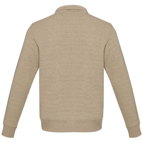 Tin 280 g/m² Aware™ Pullover mit Half-Zip Reißverschluss aus recyceltem Material Unisex - oatmeal / XS