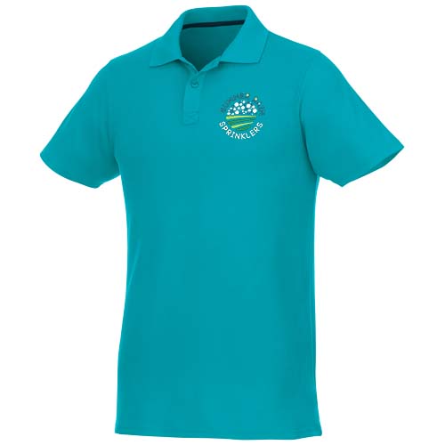 Helios 180 g/m² Poloshirt für Herren - aquablau / L