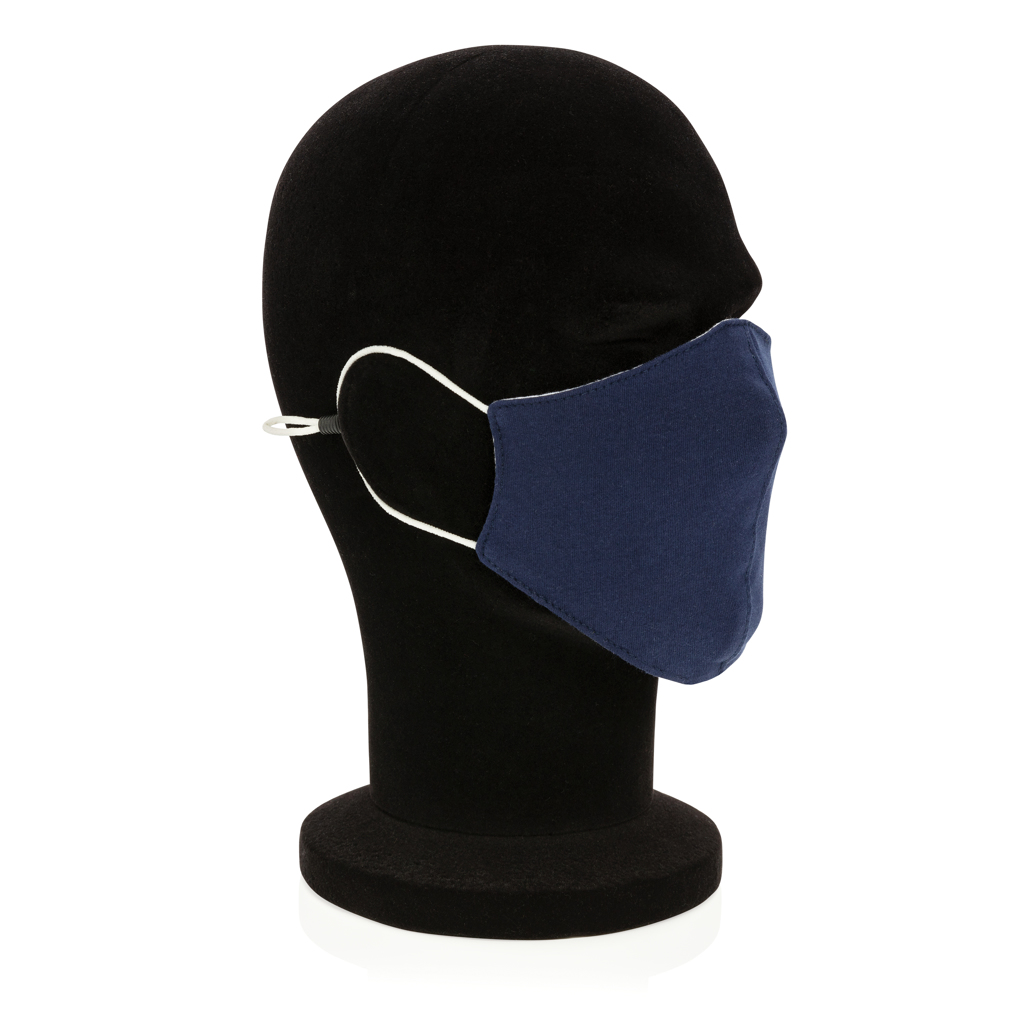 Wiederverwendbare 2-lagige Baumwoll-Gesichtsmaske