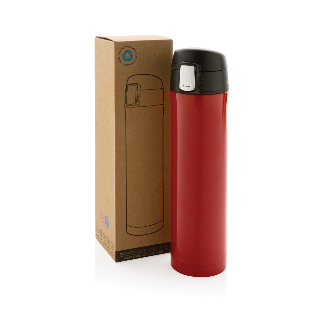Easy Lock Vakuum-Flasche aus RCS recyceltem Stahl