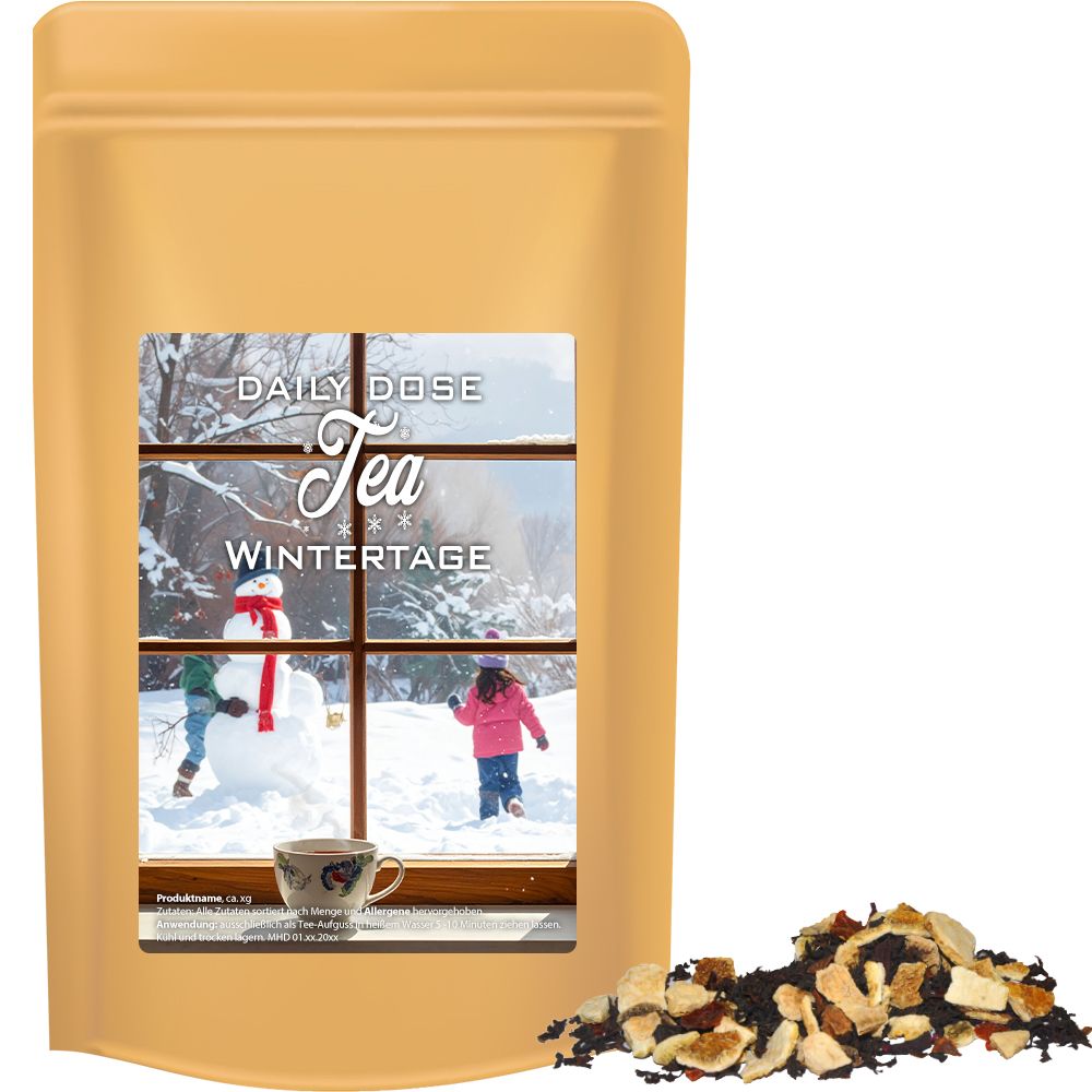 Wintertage Tee, ca. 55g, Standbeutel Midi