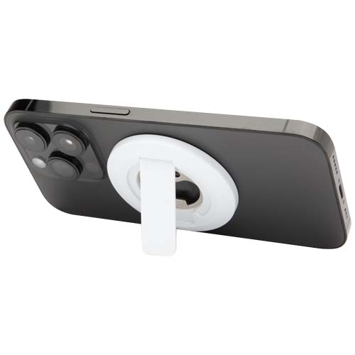 Ain Magnetische Smartphonehalterung  aus recyceltem Kunststoff mit Flaschenöffner  - weiss