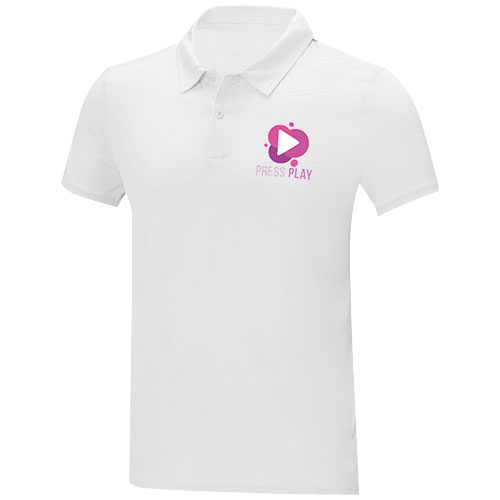 Deimos 105 g/m² Poloshirt cool fit mit Kurzärmeln für Herren - weiss / XS