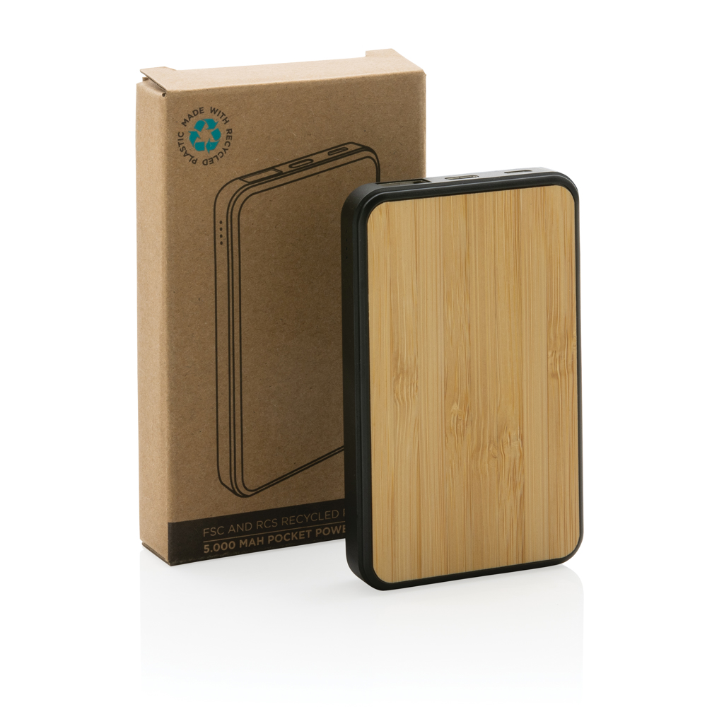 5.000mAh Powerbank aus RCS recyceltem Kunststoff