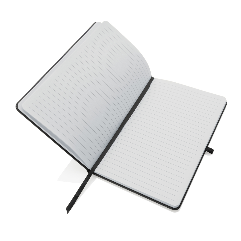 A5 Hardcover Notizbuch aus GRS recyceltem PU