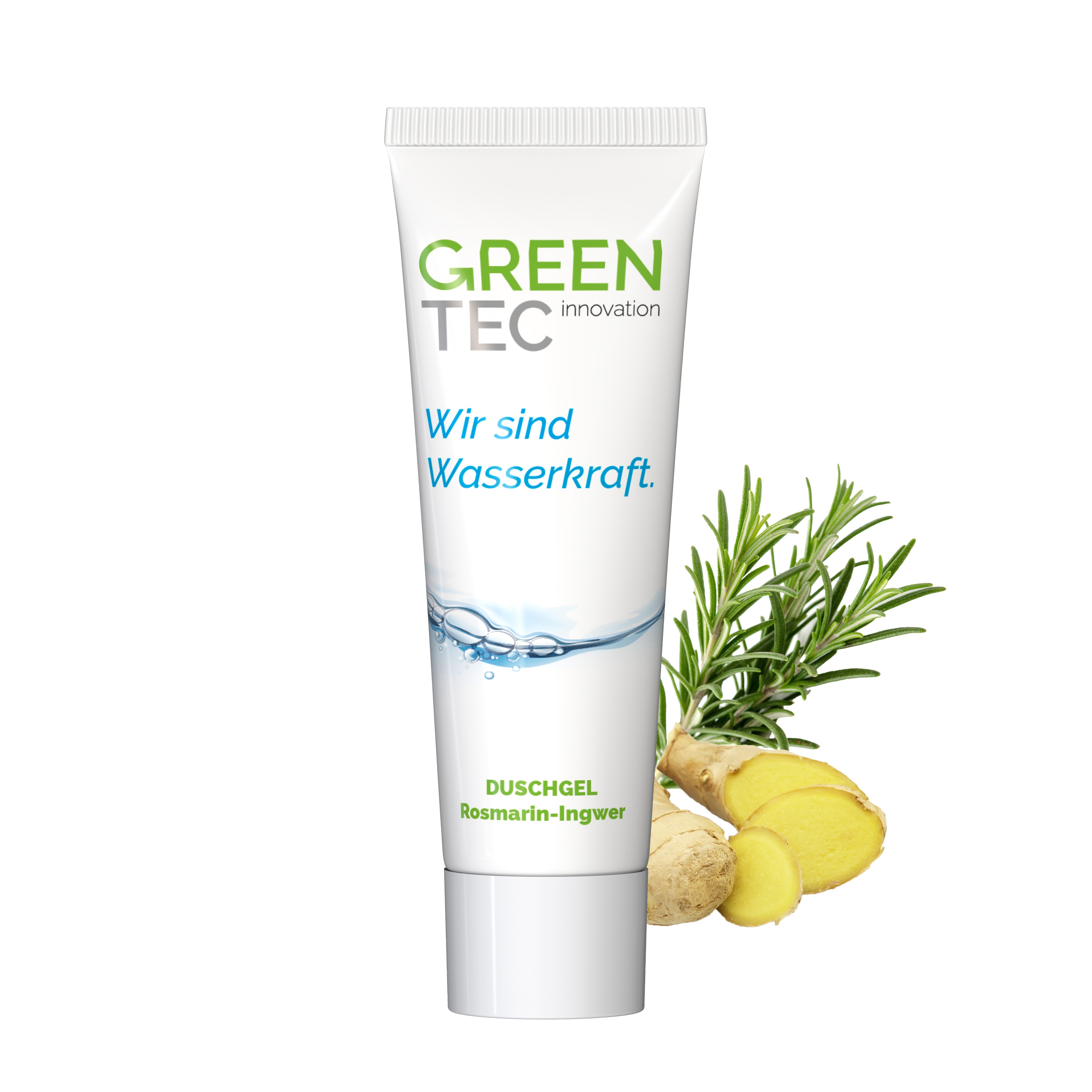 Duschgel Rosmarin-Ingwer, 25 ml Tube