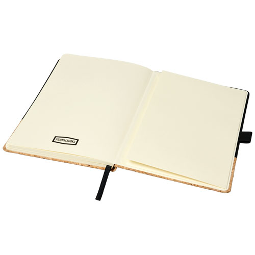 Evora A5 Notizbuch Thermo PU mit Kork - schwarz