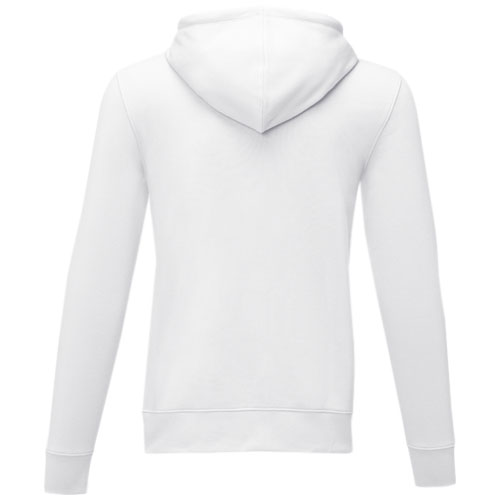 Charon 240 g/m² Herren Kapuzenpullover mit Reißverschluss - weiss / XS