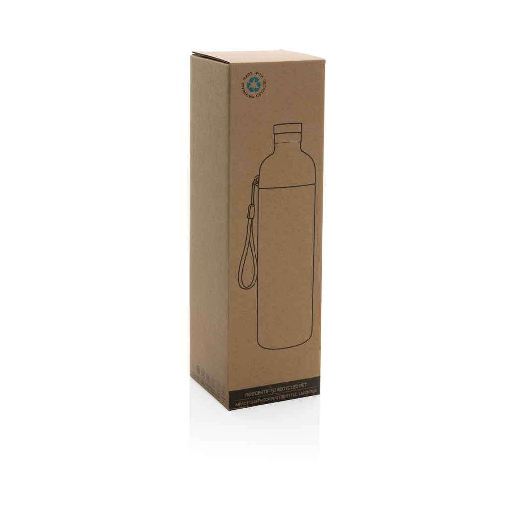 Impact auslaufsichere Wasserflasche aus RCS recyc. PET 600ml