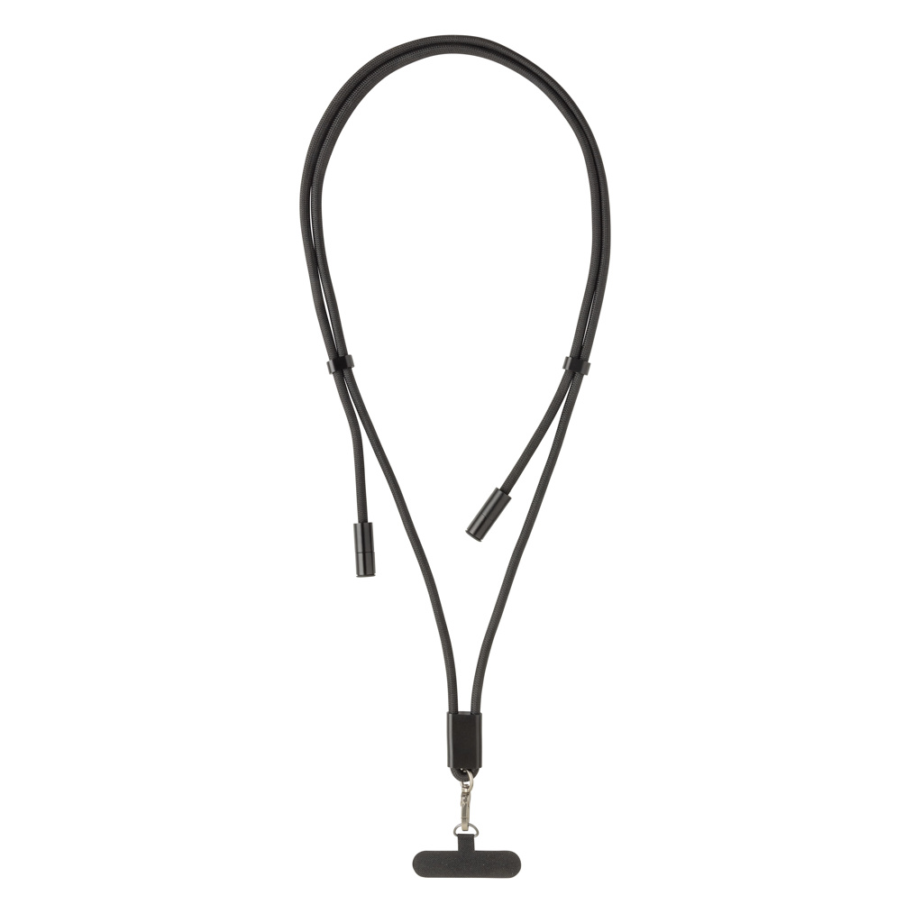 LoopAmp verstellbares 160cm 60W Telefonkabel aus RCS rPET