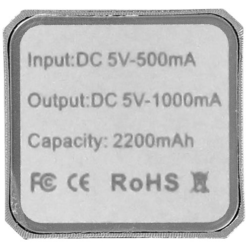 Volt 2200 mAh Powerbank - silber