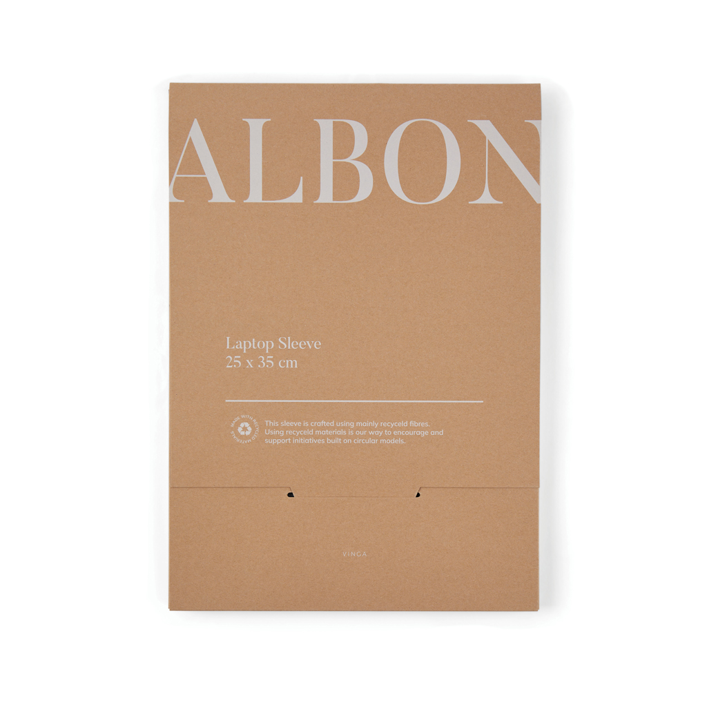 VINGA Albon 15" Laptop-Seeve aus GRS recyceltem Filz