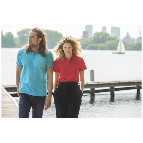 Beryl Poloshirt aus Bio-Recyclingmaterial für Herren - weiss / XS