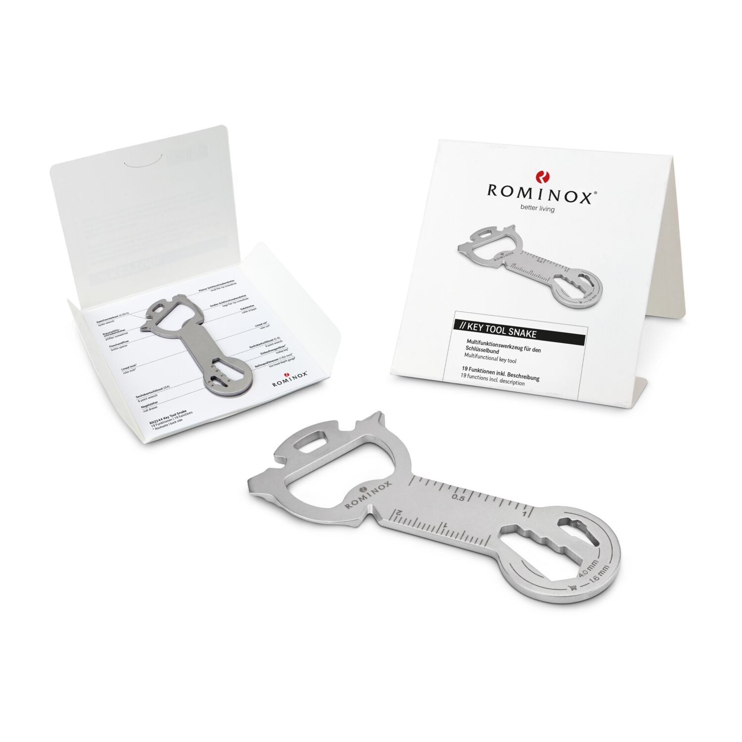 ROMINOX® Key Tool // Snake - 19 Funktionen
