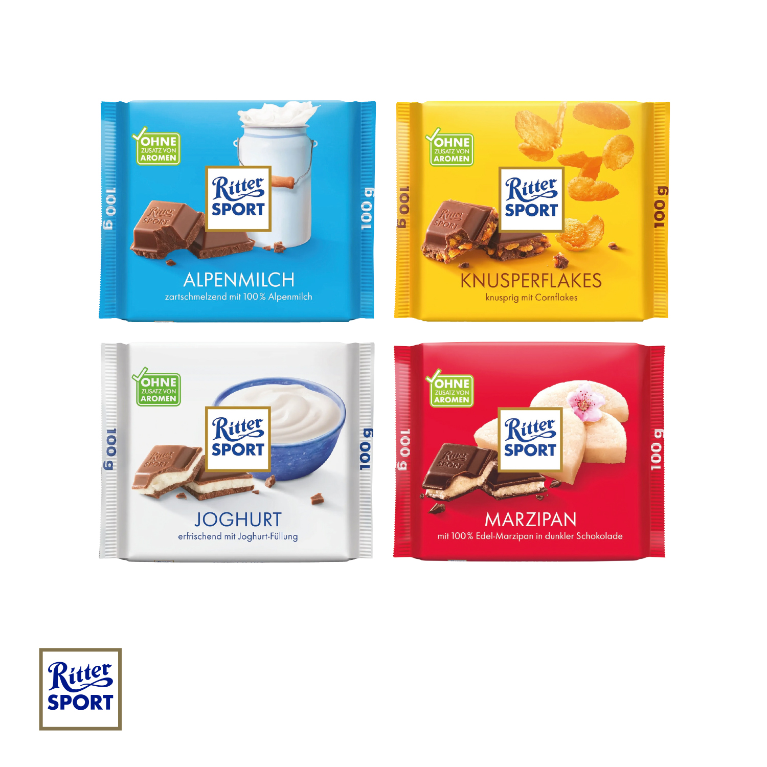 Ritter SPORT mit Werbebanderole
