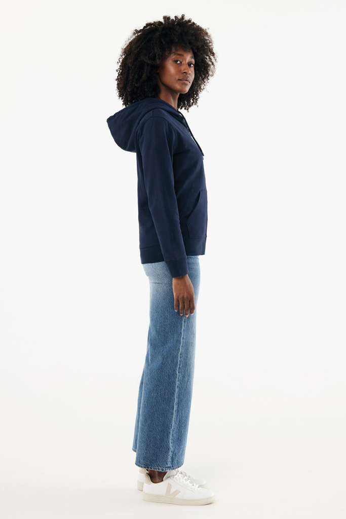 IQONIQ Abisko Zip-Kapuzenpullover aus recycelter Baumwolle