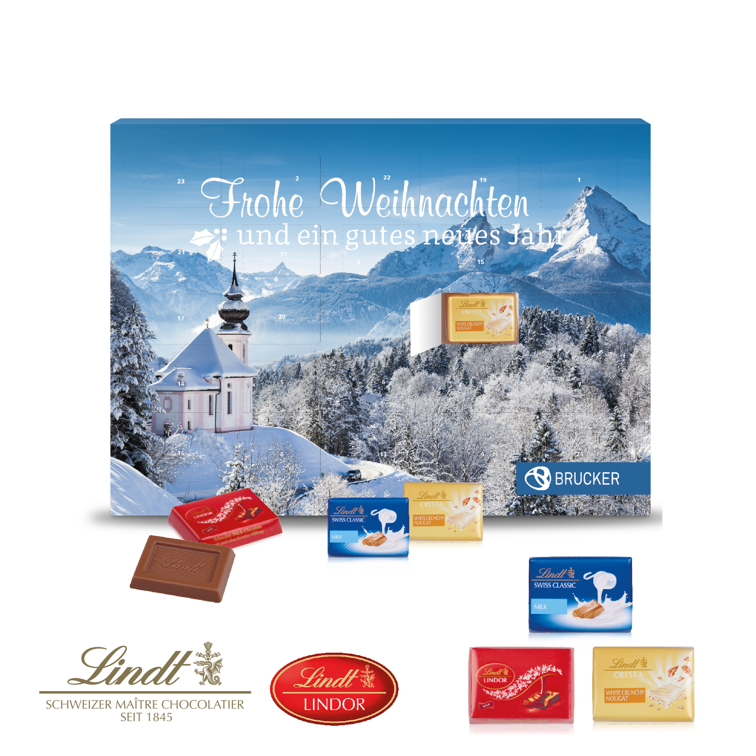 Wand-Adventskalender "Lindt Exklusiv"