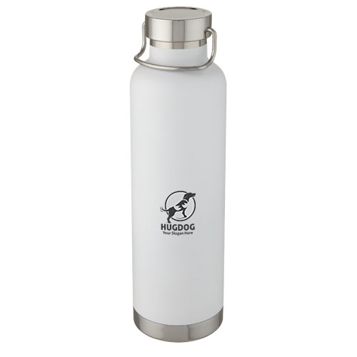 Thor 1 l Kupfer-Vakuum Isoliersportflasche - weiss
