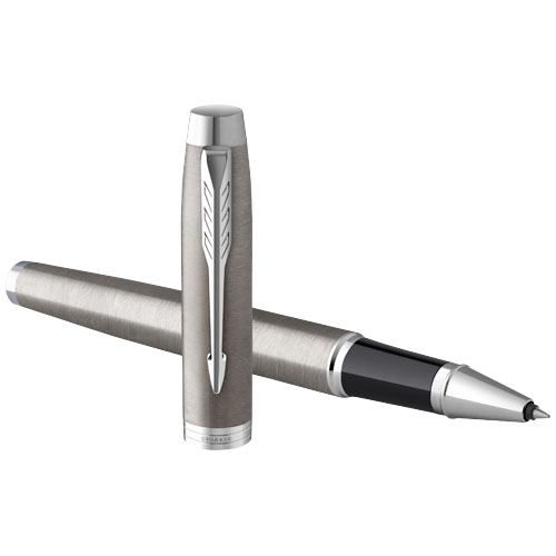 Parker IM Tintenroller (schwarze Mine) - silber