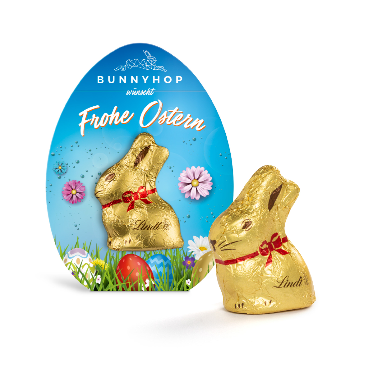 Lindt Lindor Kugel in Werbekartonage "Osterei"