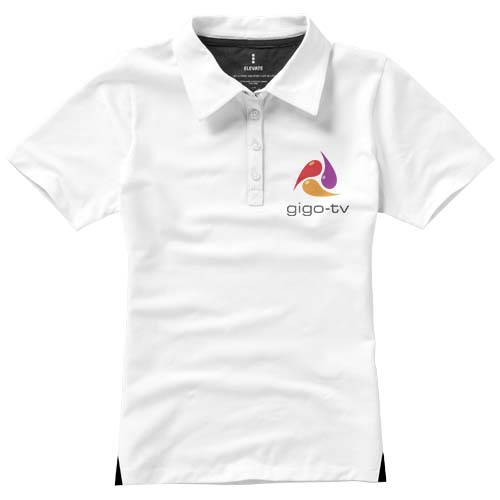 Markham 200 g/m² Stretch Poloshirt für Damen - weiss / XS