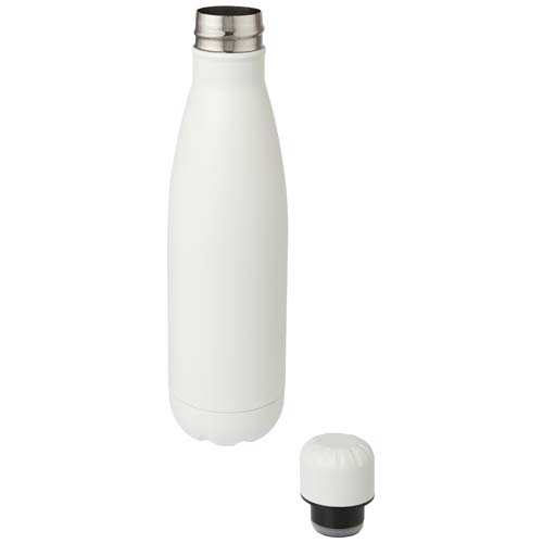 Cove 500 ml vakuumisolierte Edelstahlflasche - weiss
