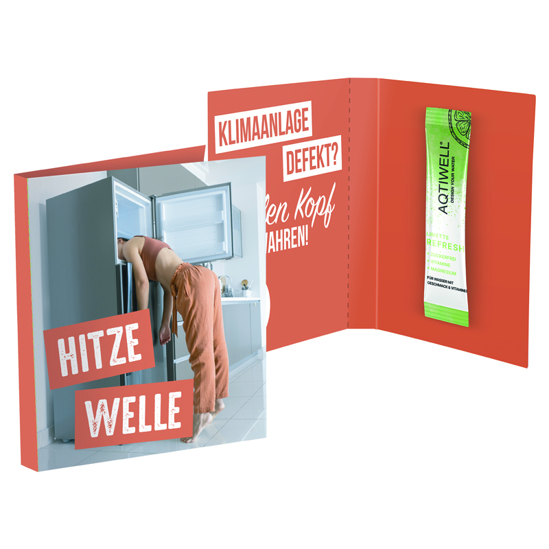 Werbekarte Midi Aqtiwell®