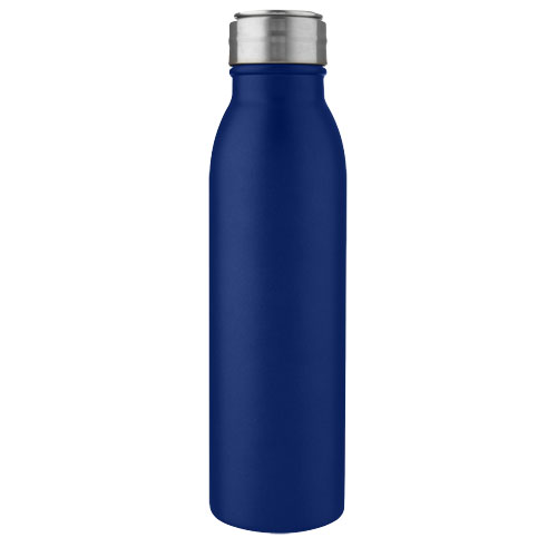 Harper 700 ml Sportflasche aus Edelstahl mit Metallschlaufe - mittelblau