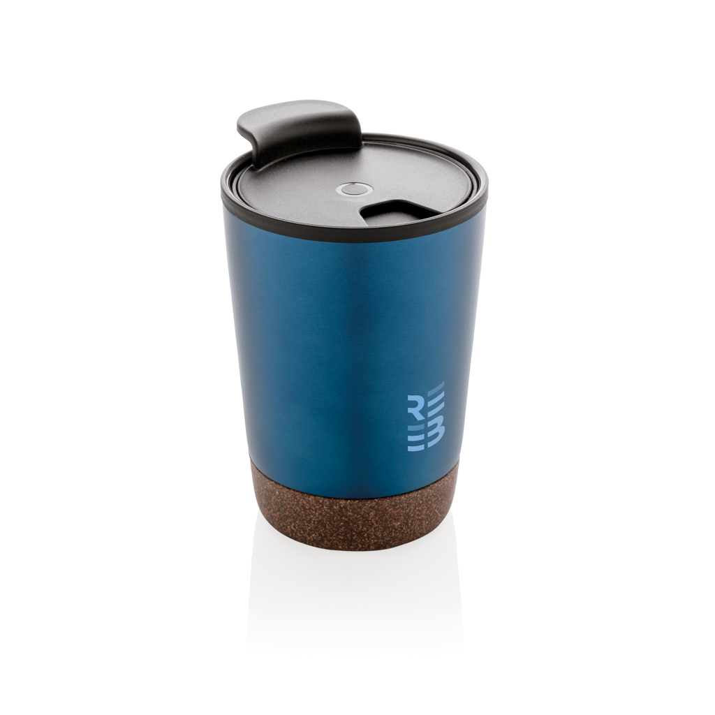 RCS recycelter Edelstahl-Kaffeebecher mit Kork