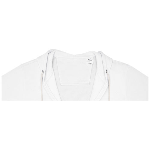 Charon 240 g/m² Herren Kapuzenpullover mit Reißverschluss - weiss / XS