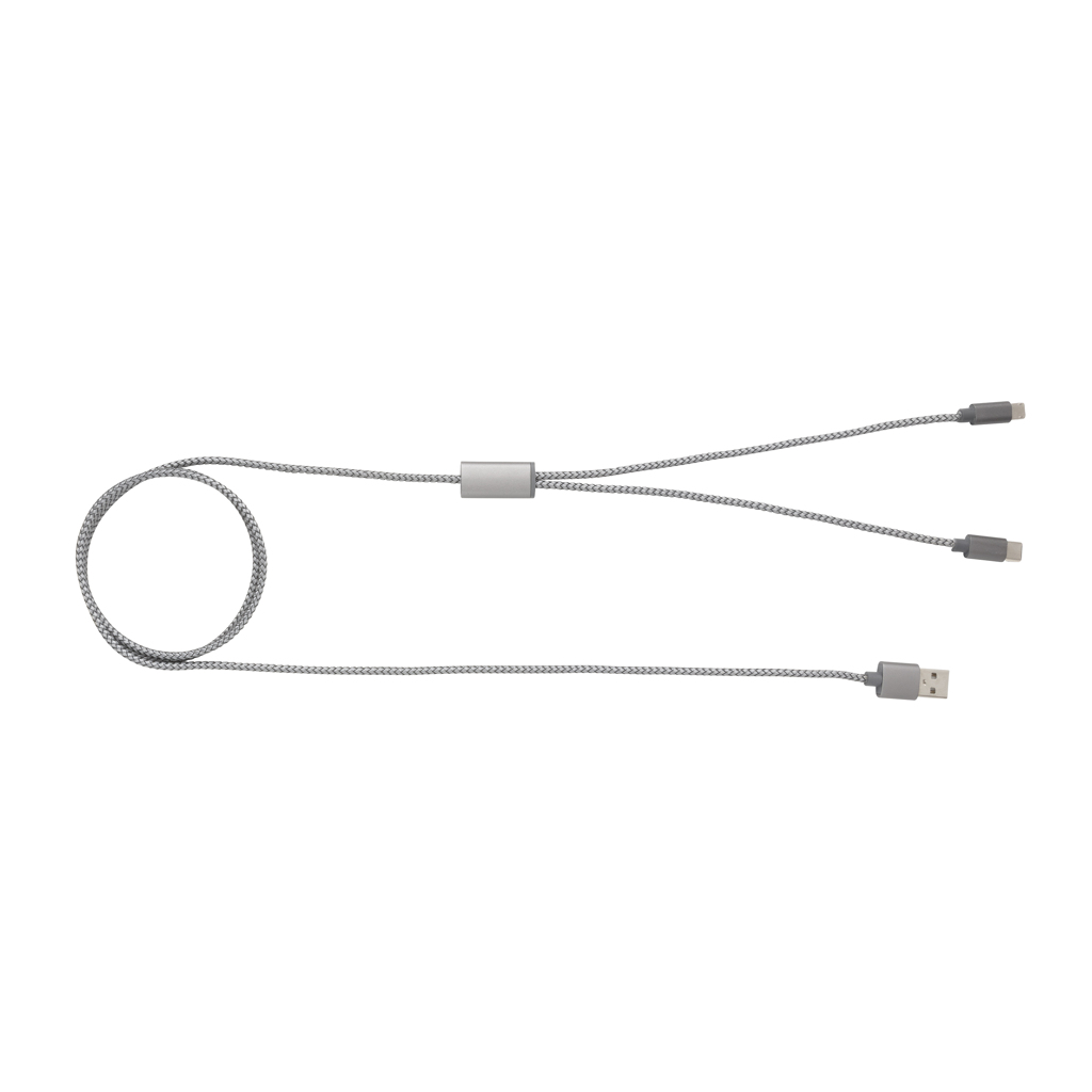3-in-1 umwobenes Kabel