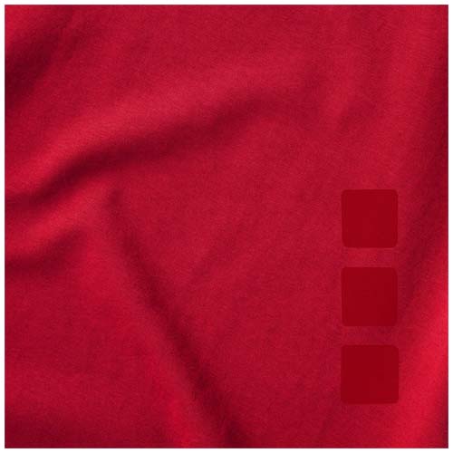 Kawartha T-Shirt für Damen mit V-Ausschnitt - rot / XS