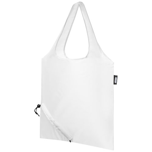 Sabia faltbare RPET Tragetasche 7L - weiss