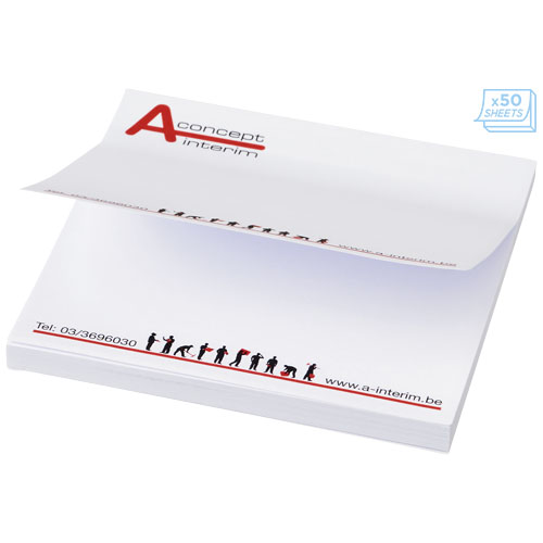 Sticky-Mate® Haftnotizen 75x75 mm - weiss / 25 Seiten