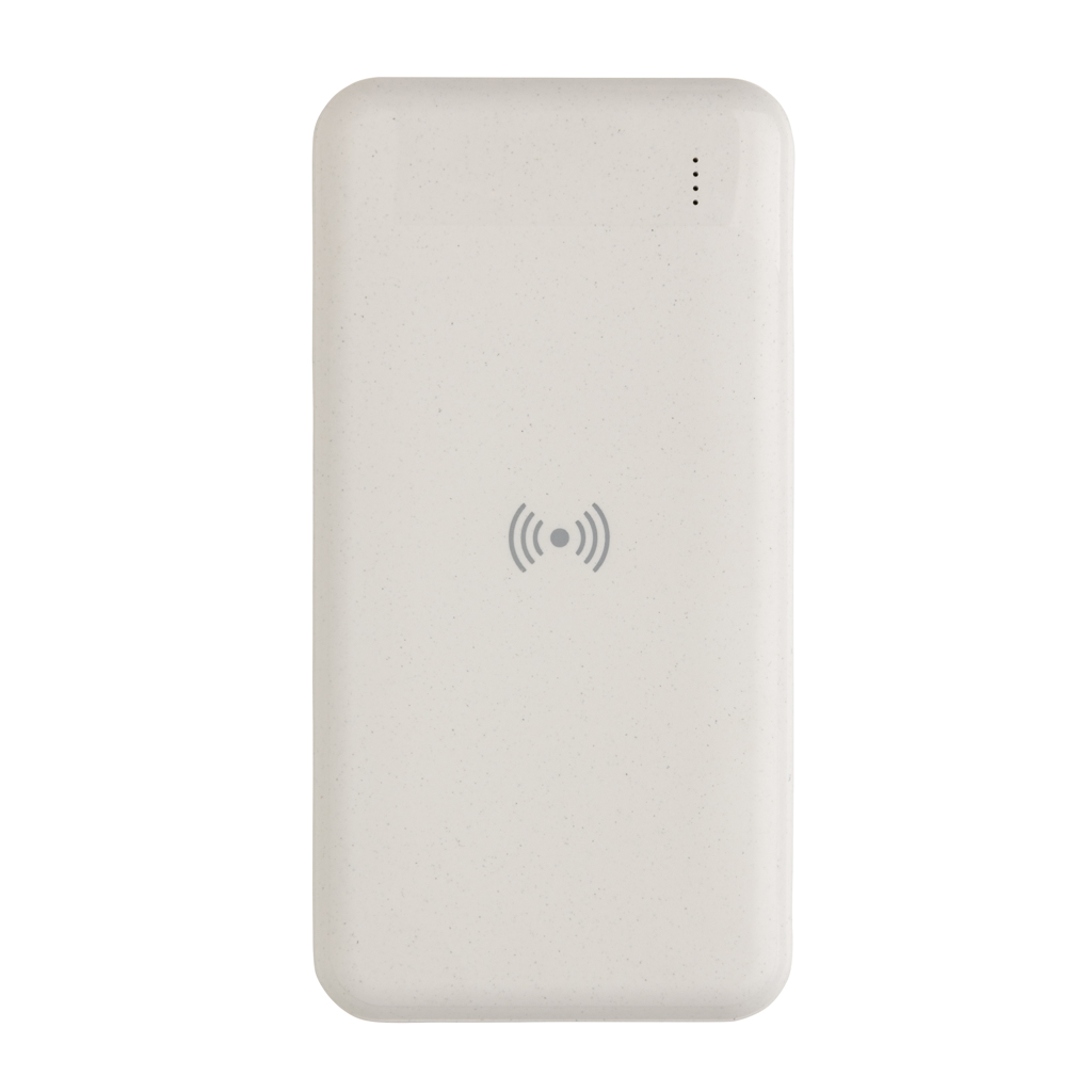 Wireless Powerbank aus RCS Standard recyceltem Kunststoff