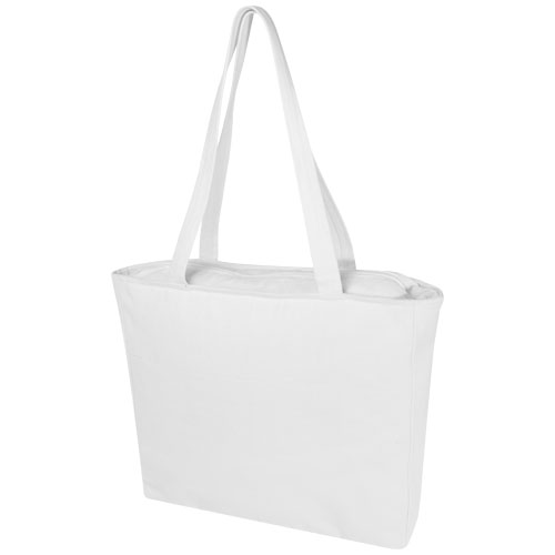 Trace Weekender 500 g/m²  Aware™ recycelte Tragetasche - weiss