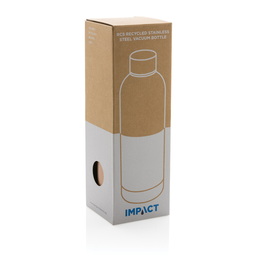 Impact Vakuumflasche aus RCS recyceltem Stainless-Steel
