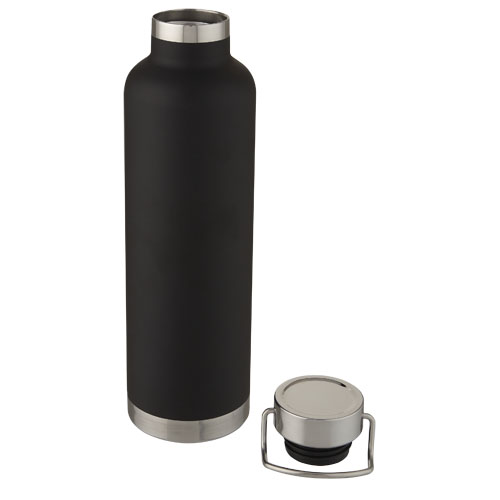 Thor 1 l Kupfer-Vakuum Isoliersportflasche - schwarz