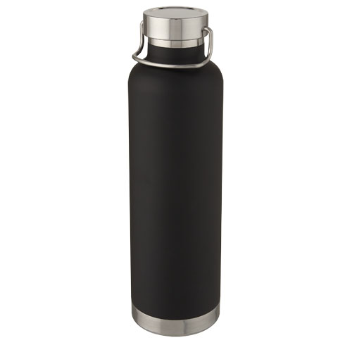 Thor 1 l Kupfer-Vakuum Isoliersportflasche - schwarz