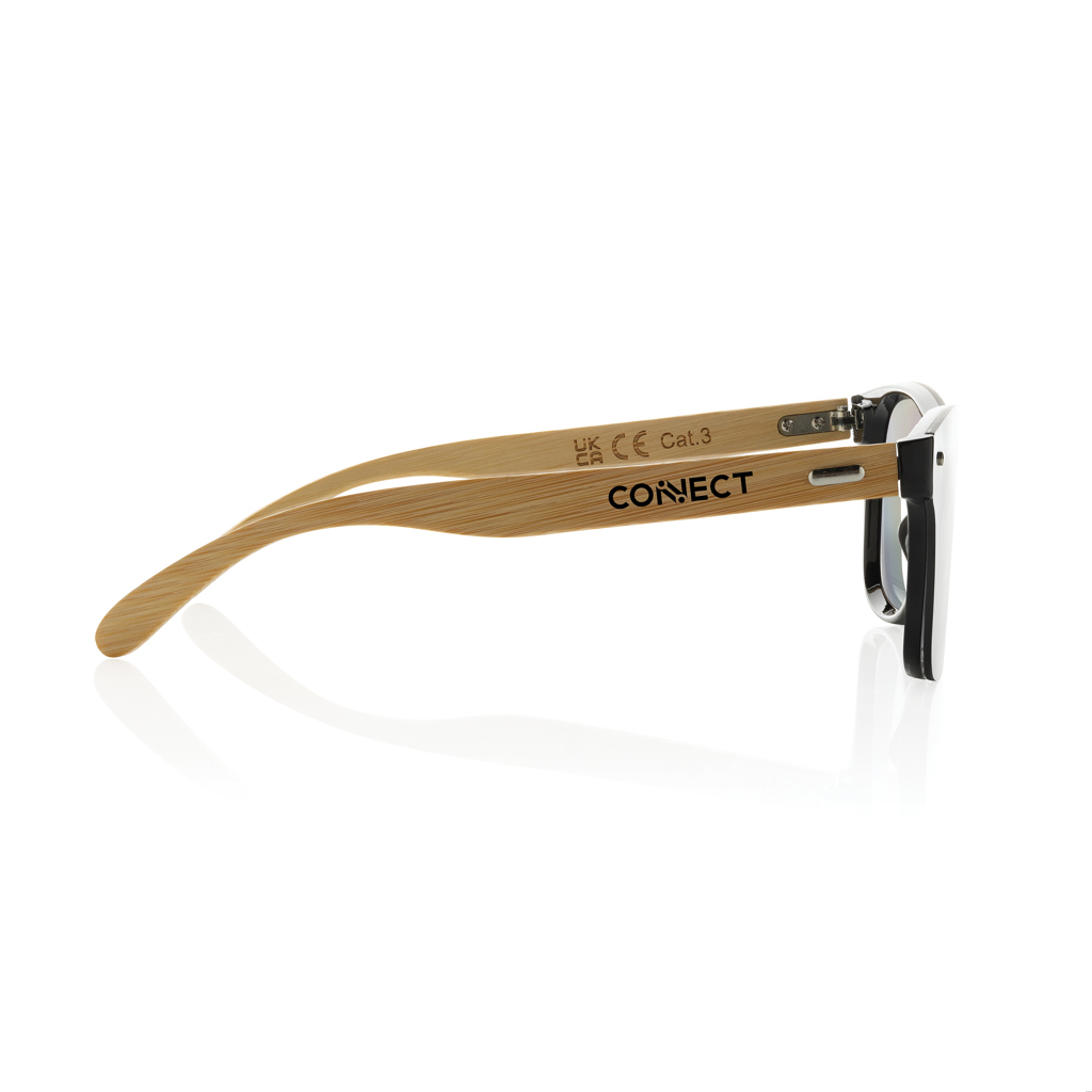 Prism Sonnenbrille aus RCS rec. Kunststoff mit Bambusbügeln