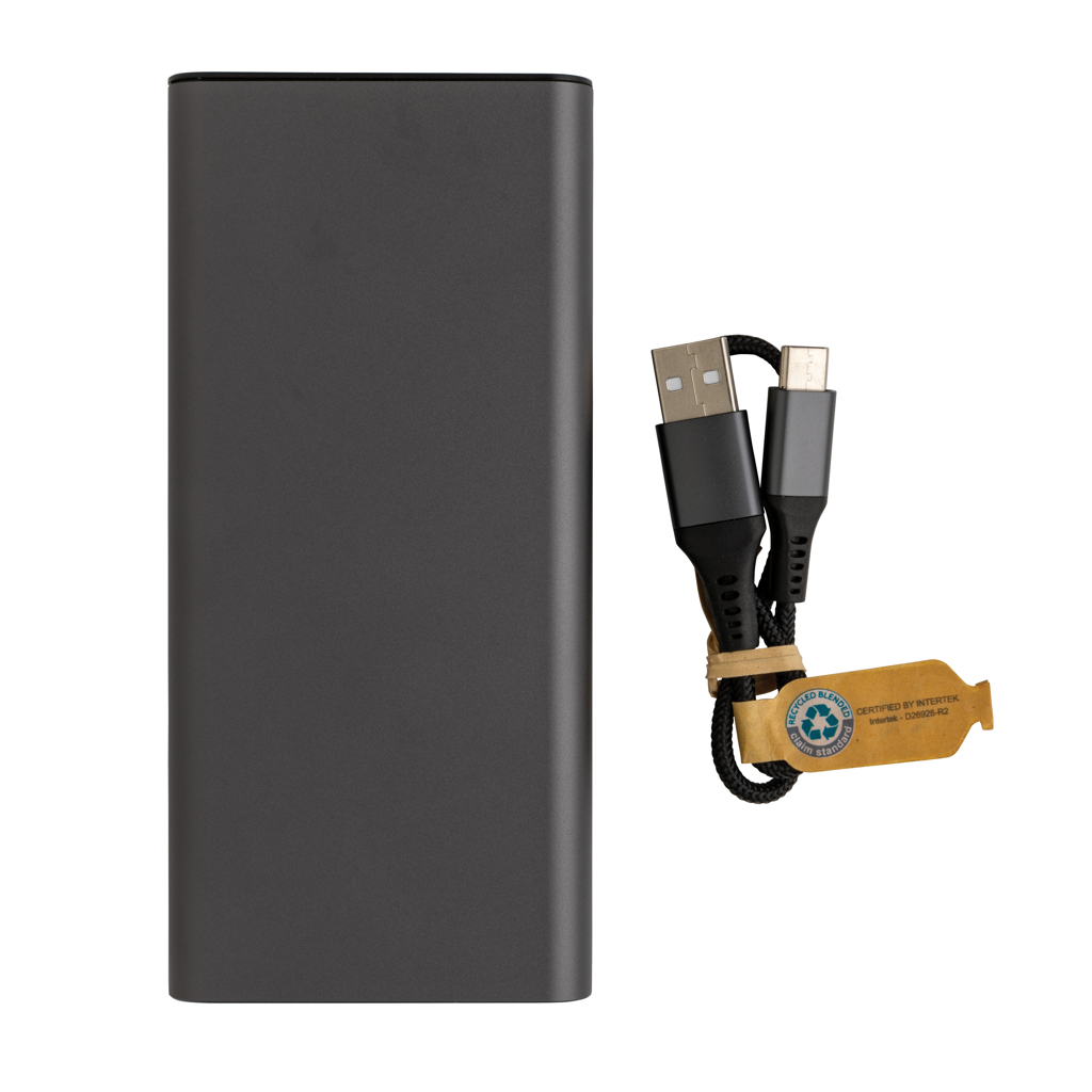 Terra 20.000mAh 20W Powerbank aus RCS recyceltem Aluminium