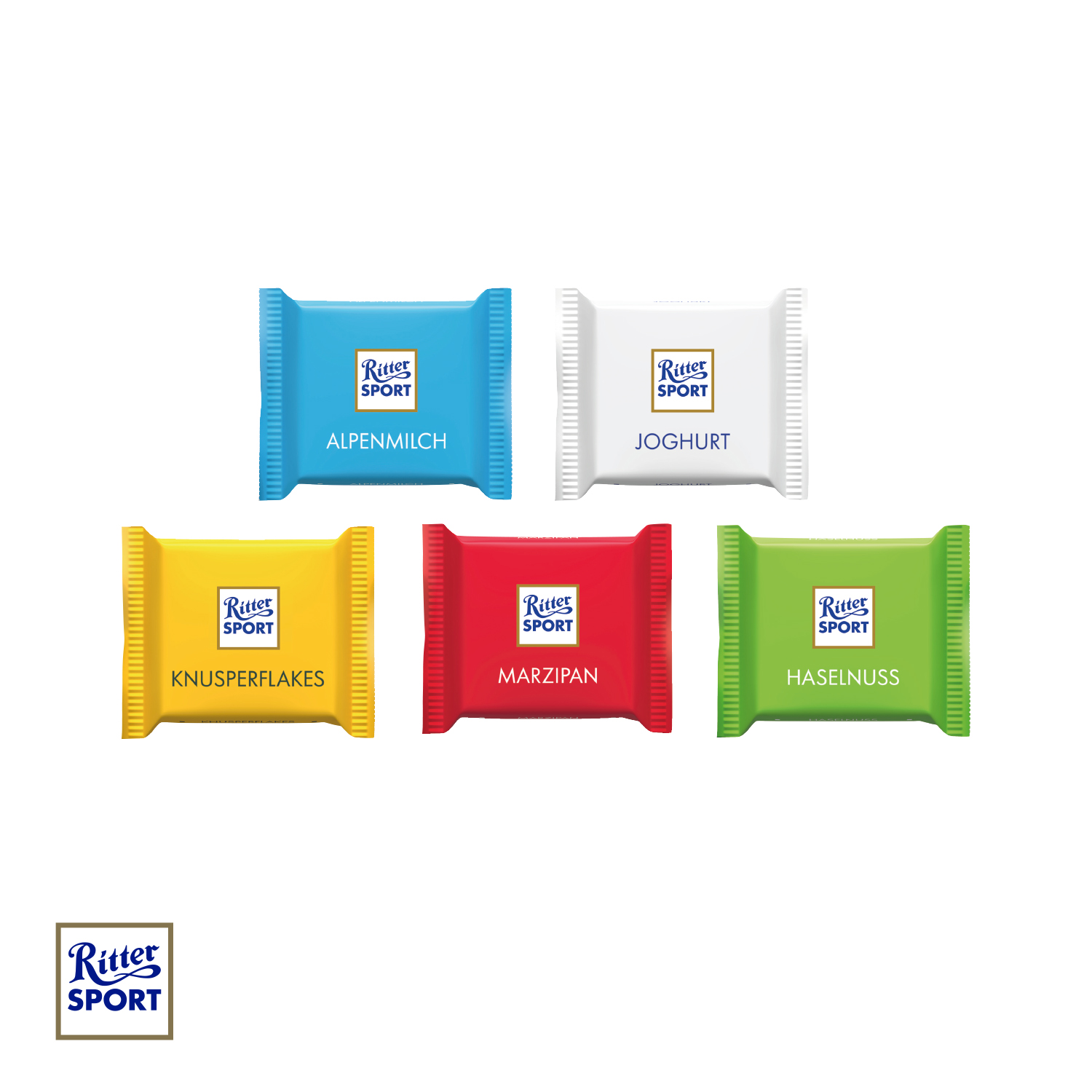 Ritter SPORT "Mini" mit Werbebanderole