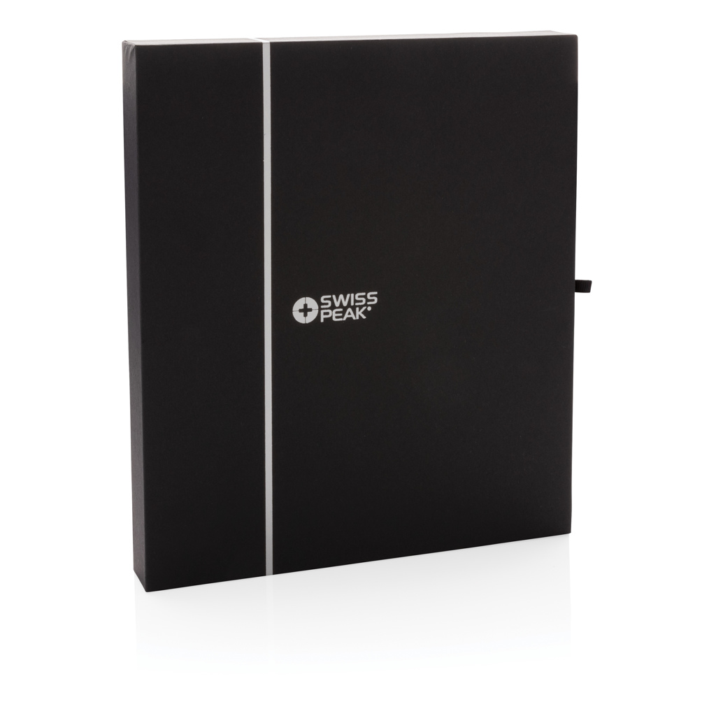 Swiss Peak Deluxe A5 Notizbuch mit Stift